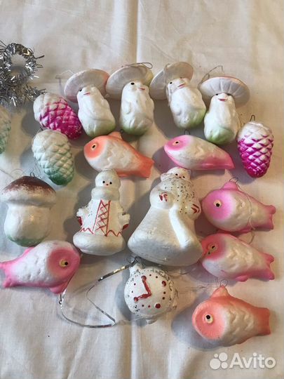 Елочные Игрушки СССР (пенопласт)