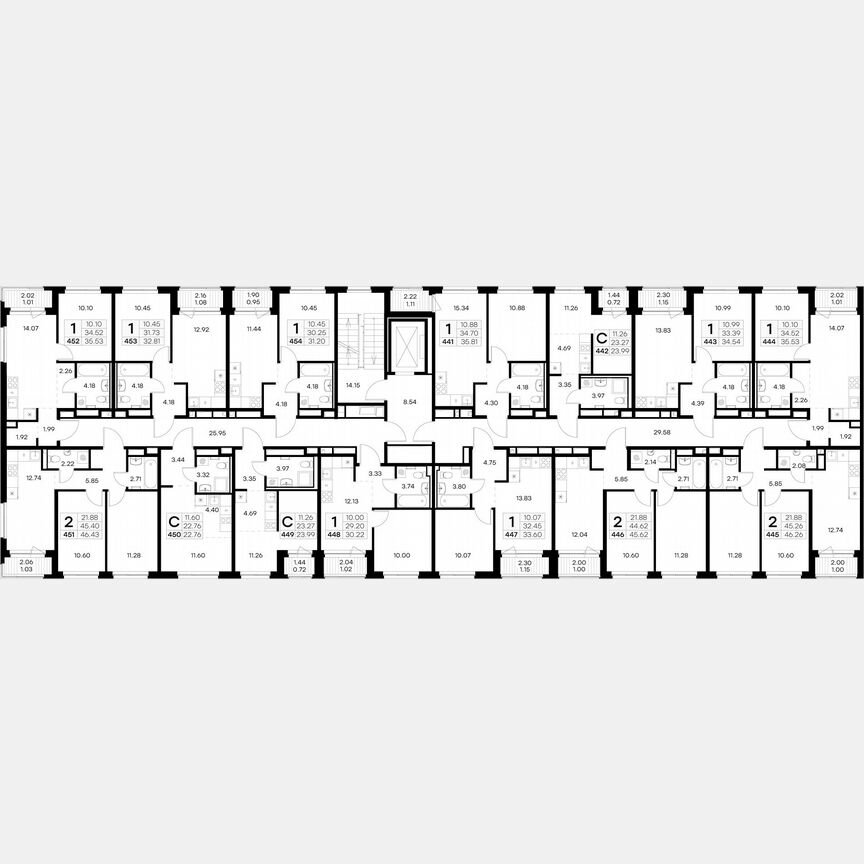 1-к. квартира, 33,6 м², 8/9 эт.