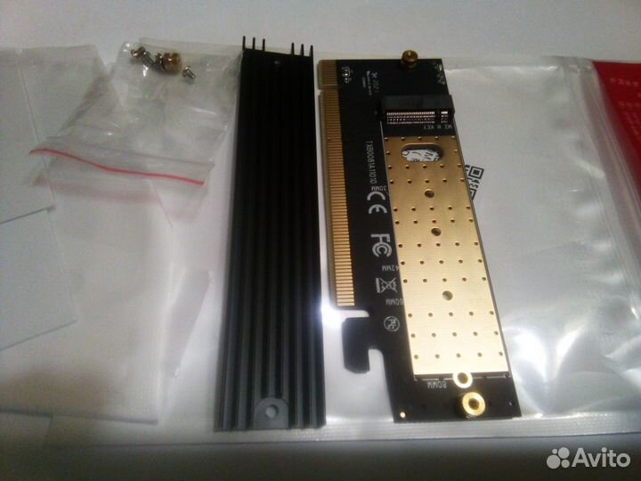 Адаптер pcieX1,pcieX4,pcieX16 to M.2nvme2230-22110