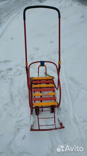 Санки на колесах