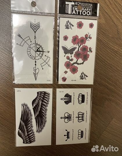 Флэш тату водонепроницаемые временные