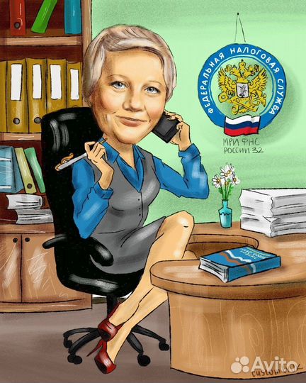 Шарж Портрет по фотографии