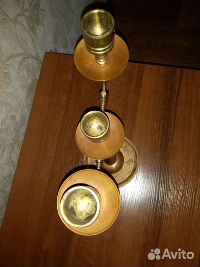 Подсвечник латунь бронза