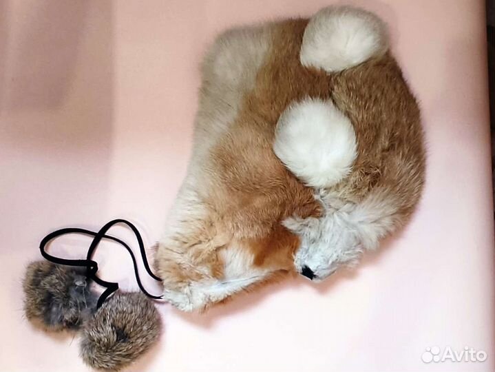 Шапка из кролика детская СССР для фотосессий