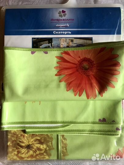 Скатерть IQ-Decor 130x160см пвх, лак