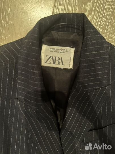 Шерстяной пиджак zara