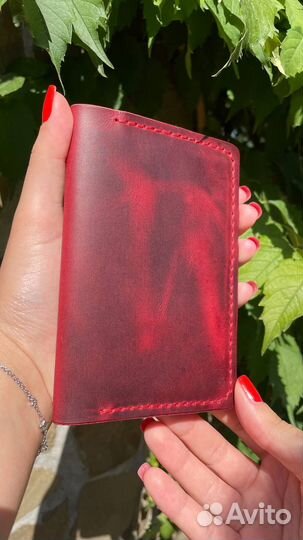 Обложка на паспорт из натуральной кожи