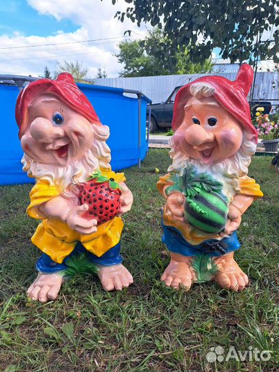 Садовые фигуры из гипса