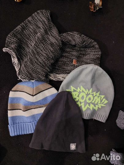 Шапки варежки рукавицы носки панамки