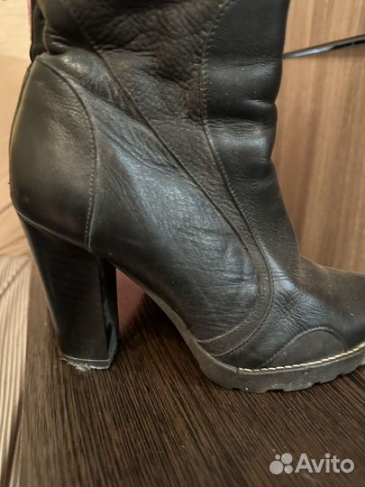 Сапоги женские натуральная кожа зима