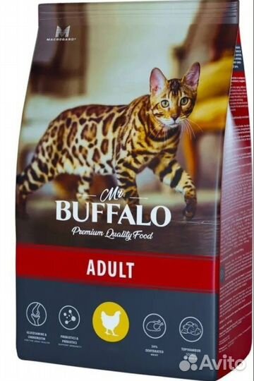 Сухой корм Mr.Buffalo adult для кошек с курицей 25