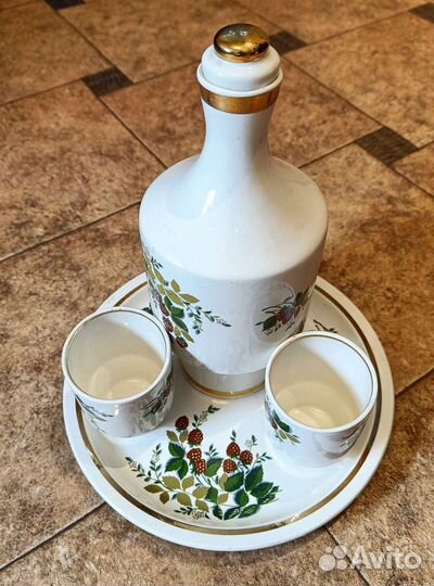 Графин со стаканами керамика СССР
