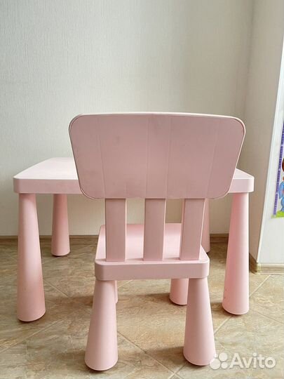 Детский стол и стул маммут
