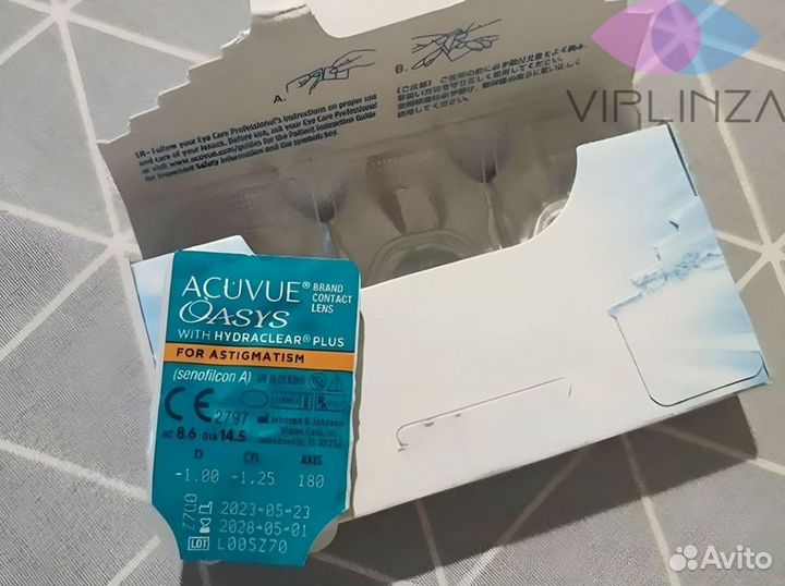 Линзы Acuvue Oasys астигматизм новые