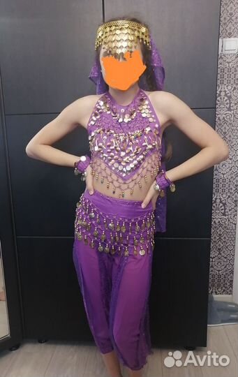 Костюм для восточного танца на возраст 7-8 лет