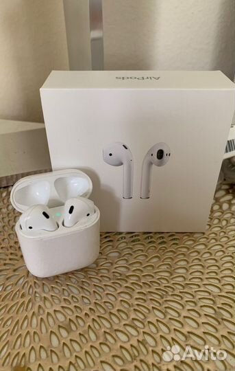 Беспроводные наушники apple airpods 2