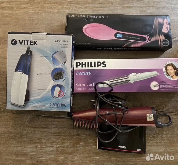 Приборы для стрижки и укладки волос
