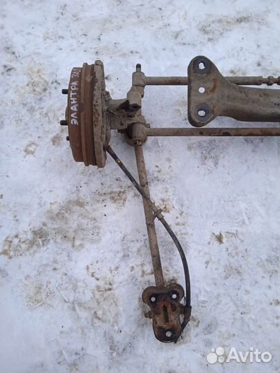 Задняя балка на hyundai elantra xd 1.6