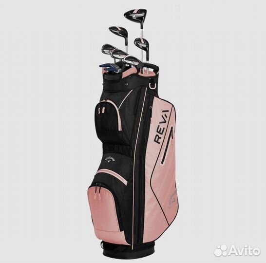 Клюшки для гольфа Callaway Reva, женские, розовые