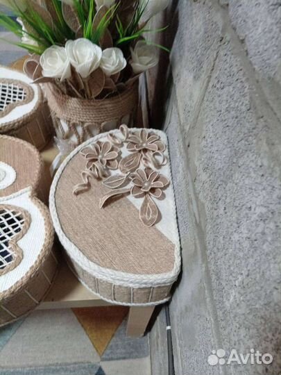 Букет из джута