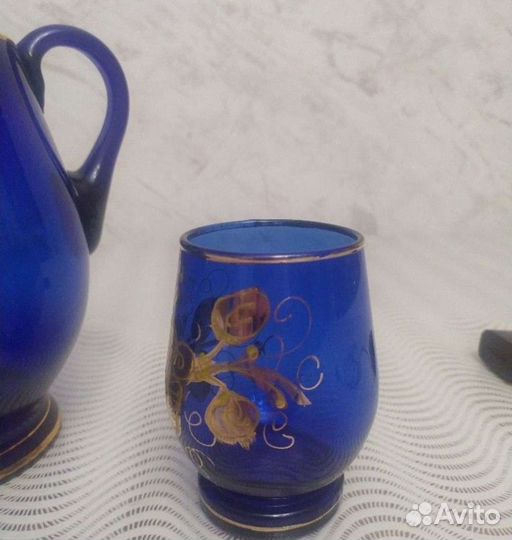 Богемия кувшин и 6 стаканов