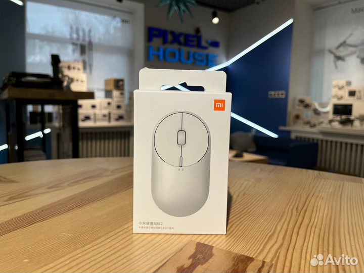 Беспроводная мышь Xiaomi Mi Portable 2,серебристый