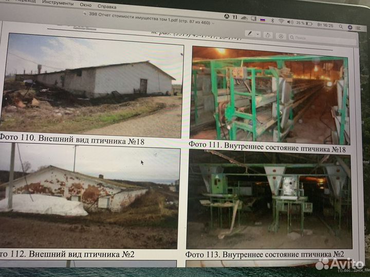 Продается 9/20 долей птицеводческой фабрики