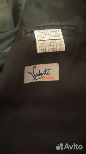 Костюм классический серый 134 Valenti kids