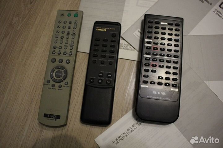 Пульты от аудиотехники aiwa
