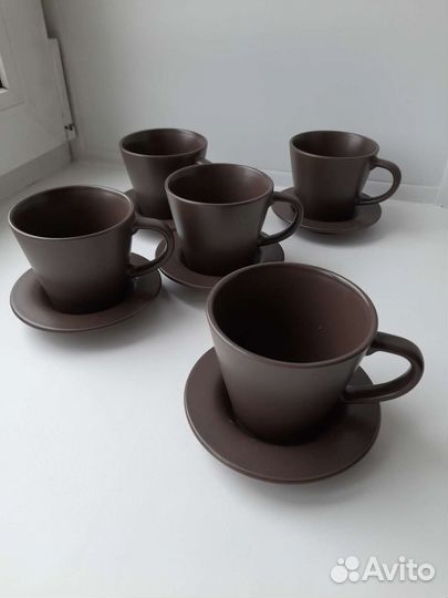 Чашка с блюдцем IKEA