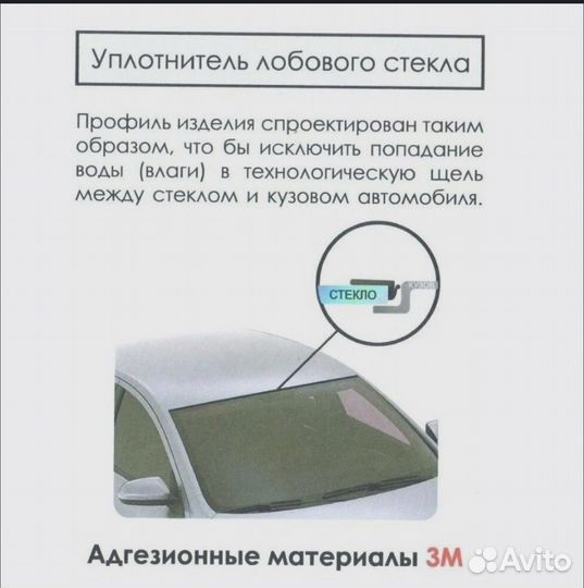 Уплотнитель лобового стекла