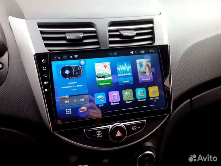 Новая магнитола Hyundai Solaris 1 2011 2016 камера