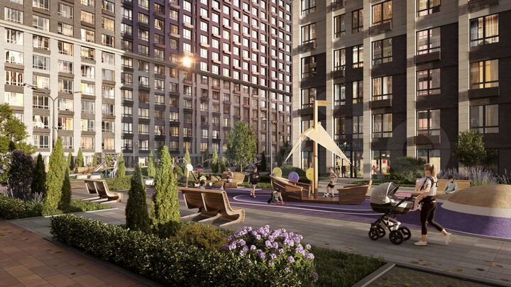 2-к. квартира, 60,1 м², 21/25 эт.