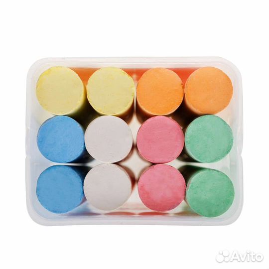 Мел цветной и белый