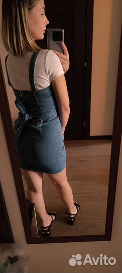 Джинсовый сарафан/платье 40р-р