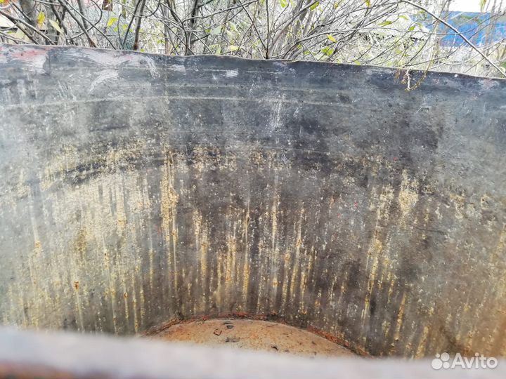 Металлическая емкость (бочка) под воду, 1380 л