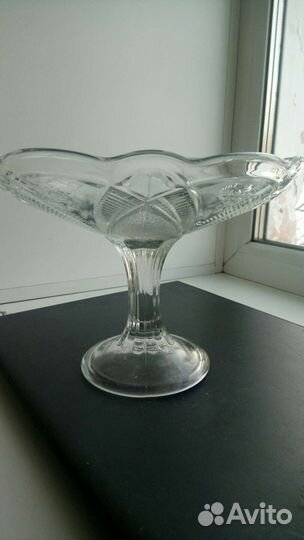 Ваза для фруктов на ножке СССР