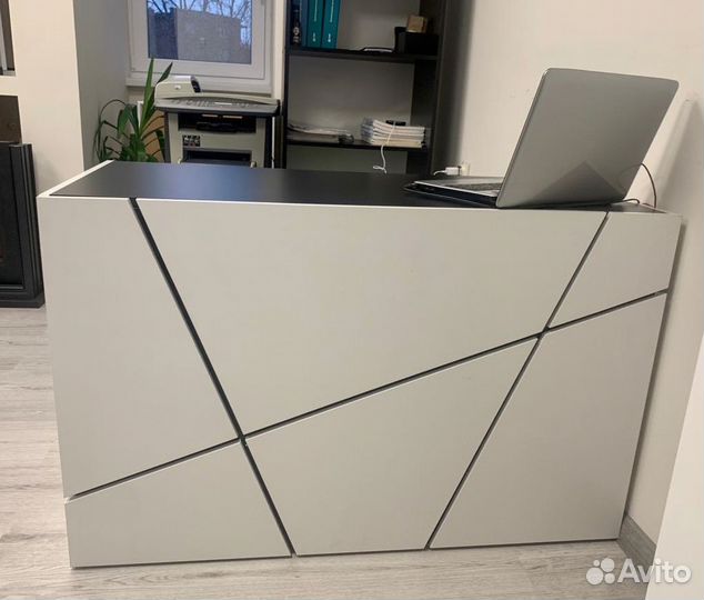 Стол в в офис Концепт Белый/Черный