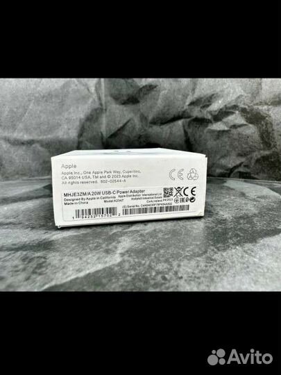 Блок питания apple 20w + lightning to type c