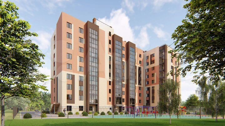 1-к. квартира, 38,3 м², 9/9 эт.