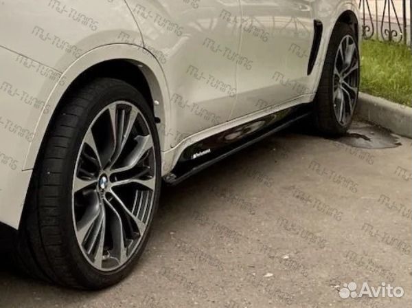 Накладки на пороги для BMW X6 F16/X5 F15