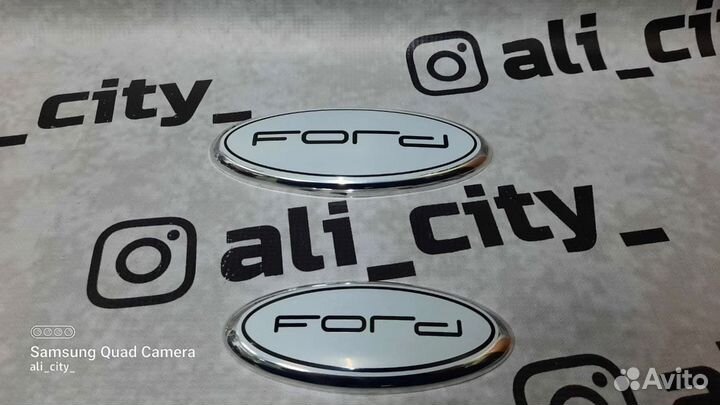 Знаки Ford белые форд 3 до рестайлинг