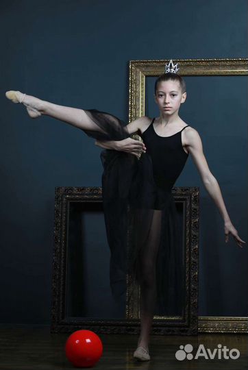 Комплект:купальник хлопковый с юбкой из фатина