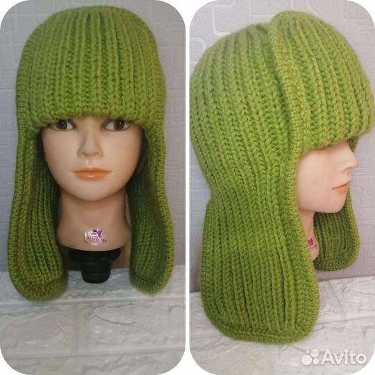 Шапка ушанка женская