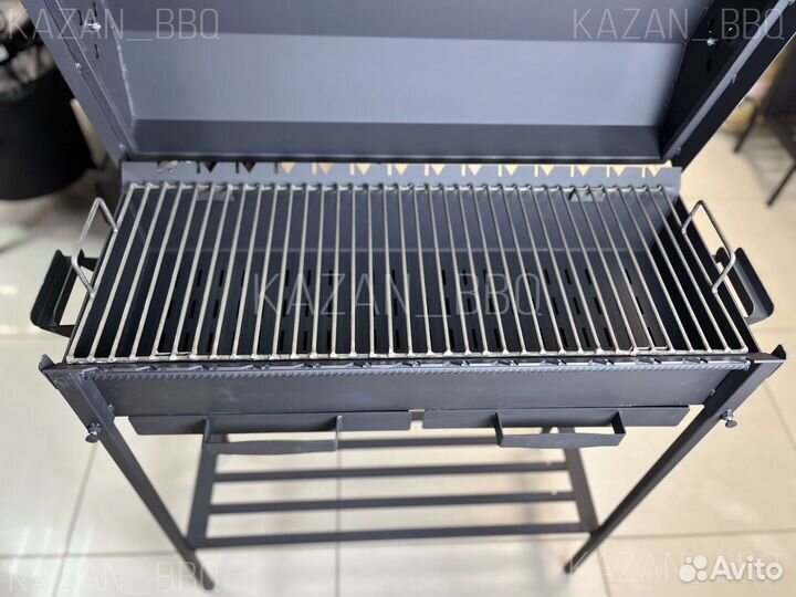 Мангал-гриль-барбекю с зольниками