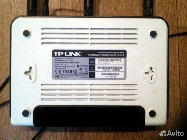 Роутер неисправный TP-Link TL-W941ND