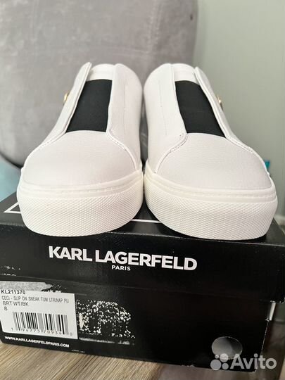 Слипоны женские Karl Lagerfeld 9 М оригинал новые