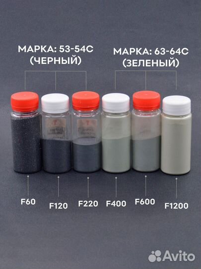 Набор карбида кремния F60, 120, 220, 400, 600,1200