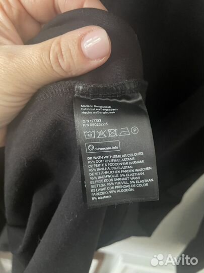 Платье хлопок xl h&m новое 48/50