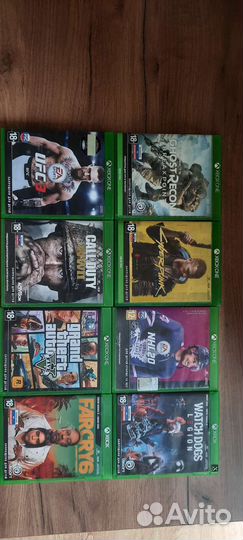Игровые диски на X Box One S